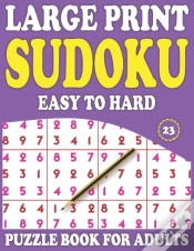 Capa do artigo Large Print Sudoku Puzzle Book For Adults