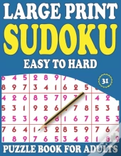 Large Print Sudoku Puzzle Book For Adults