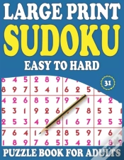Capa do artigo Large Print Sudoku Puzzle Book For Adults