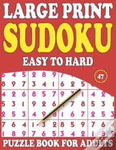 Large Print Sudoku Puzzle Book For Adults