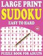 Large Print Sudoku Puzzle Book For Adults - Preview