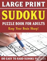 Large Print Sudoku Puzzles For Adults