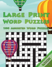 Capa do artigo Large Print Word Puzzles: 100 Assorted W