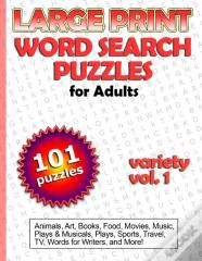 Large Print Word Search Puzzles For Adults