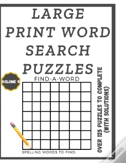 Capa do artigo Large Print Word Search Puzzles (Volume 9)