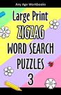 Large Print Zigzag Word Search Puzzles 3 - Preview
