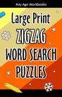 Large Print Zigzag Word Search Puzzles - Preview