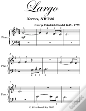 Capa do artigo Largo Beginner Piano Sheet Music