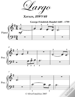 Capa do artigo Largo Beginner Piano Sheet Music