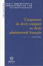 L'Argument De Droit Comparé En Droit Administratif Français - Preview