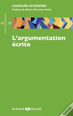 Capa do artigo L'Argumentation Écrite