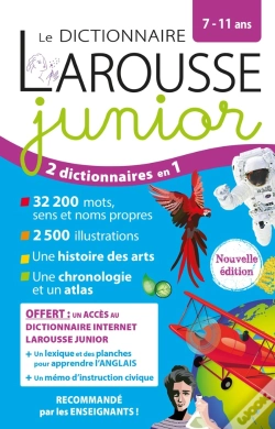 Capa do artigo Larousse Dictionnaire Junior 7/11 Ans Export