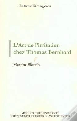 Capa do artigo L'Art De L'Irritation Chez Thomas Bernhard : Ars Moriendi, Modus Vivendi