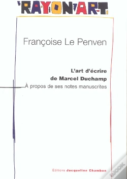 Capa do artigo L'Art D'Ecrire De Marcel Duchamp