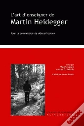 L'Art D'Enseigner De Martin Heidegger