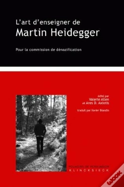 Capa do artigo L'Art D'Enseigner De Martin Heidegger