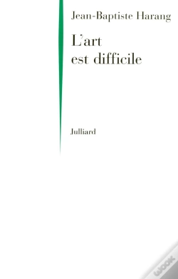Capa do artigo L'Art Est Difficile