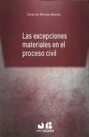 Las Excepciones Materiales En El Proceso Civil
