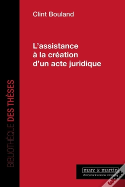 Capa do artigo L'Assistance À La Création D'Un Acte Juridique