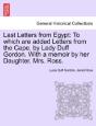 Last Letters From Egypt: To Which Are Ad - Preview