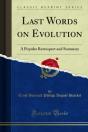 Last Words On Evolution - Preview