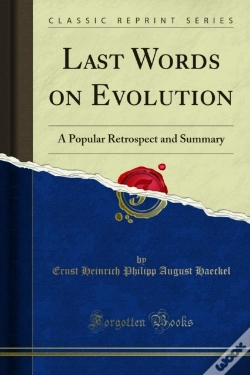 Capa do artigo Last Words On Evolution