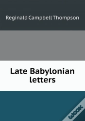 Capa do artigo Late Babylonian Letters