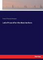 Latin Prose After The Best Authors - Preview