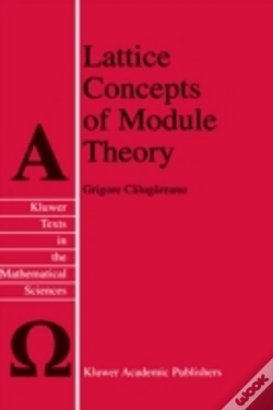Capa do artigo Lattice Concepts Of Module Theory