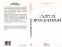 L'Auteur, Mode D'Emploi - Preview