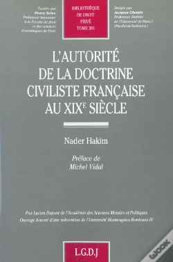 Capa do artigo L'Autorite De La Doctrine Civiliste Francaise Au Xix Siecle