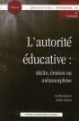 L'Autorité Éducative ; Déclin, Érosion Et Métamorphose - Preview