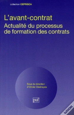 Capa do artigo L'Avant-Contrat ; Actualité Du Processus De Formation Des Contrats