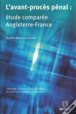 Capa do artigo L'Avant-Proces Penal : Etude Comparee Angleterre-France