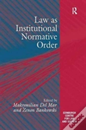 Capa do artigo Law As Institutional Normative Order