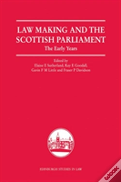 Capa do artigo Law Making And The Scottish Parliament