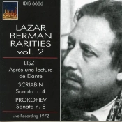 Capa do artigo Lazar Berman Rarities Vol. 2 - CD