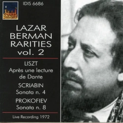 Capa do artigo Lazar Berman Rarities Vol. 2 - CD