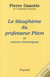 Capa do artigo Le Blasphème Du Professeur Piton ; Et Autres Chroniques