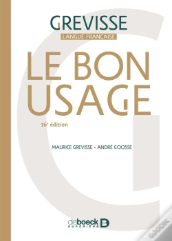Capa do artigo Le Bon Usage (16e Édition)