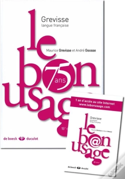Capa do artigo Le Bon Usage (Édition 2011)