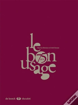 Capa do artigo Le Bon Usage (Édition 2011)