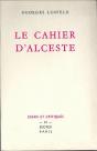 Le Cahier D'Alceste - Preview