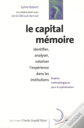 Le Capital Mémoire : Identifier, Analyser, Valoriser L'Expérience Dans Les Institutions