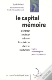 Capa do artigo Le Capital Mémoire : Identifier, Analyser, Valoriser L
