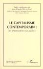 Le Capitalisme Contemporain ; Des Theorisations Nouvelles - Preview