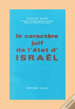 Capa do artigo Le Caractère Juif De L'État D'Israël