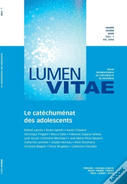 Capa do artigo Le Catechumenat Des Adolescents 1/2024 Revue Lumen Vitae