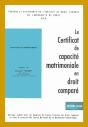 Le Certificat De Capacité Matrimoniale En Droit Comparé - Preview