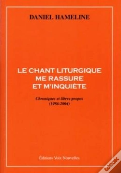 Capa do artigo Le Chant Liturgique Me Rassure Et M'Inquiete